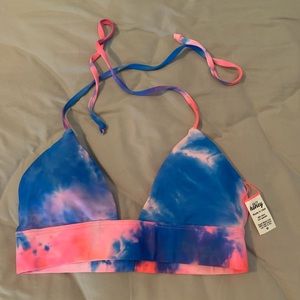 NWOT Salty Honey Tie-dye Bikini Top